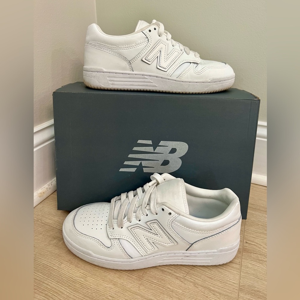 New Balance 480 White Sneakers👟